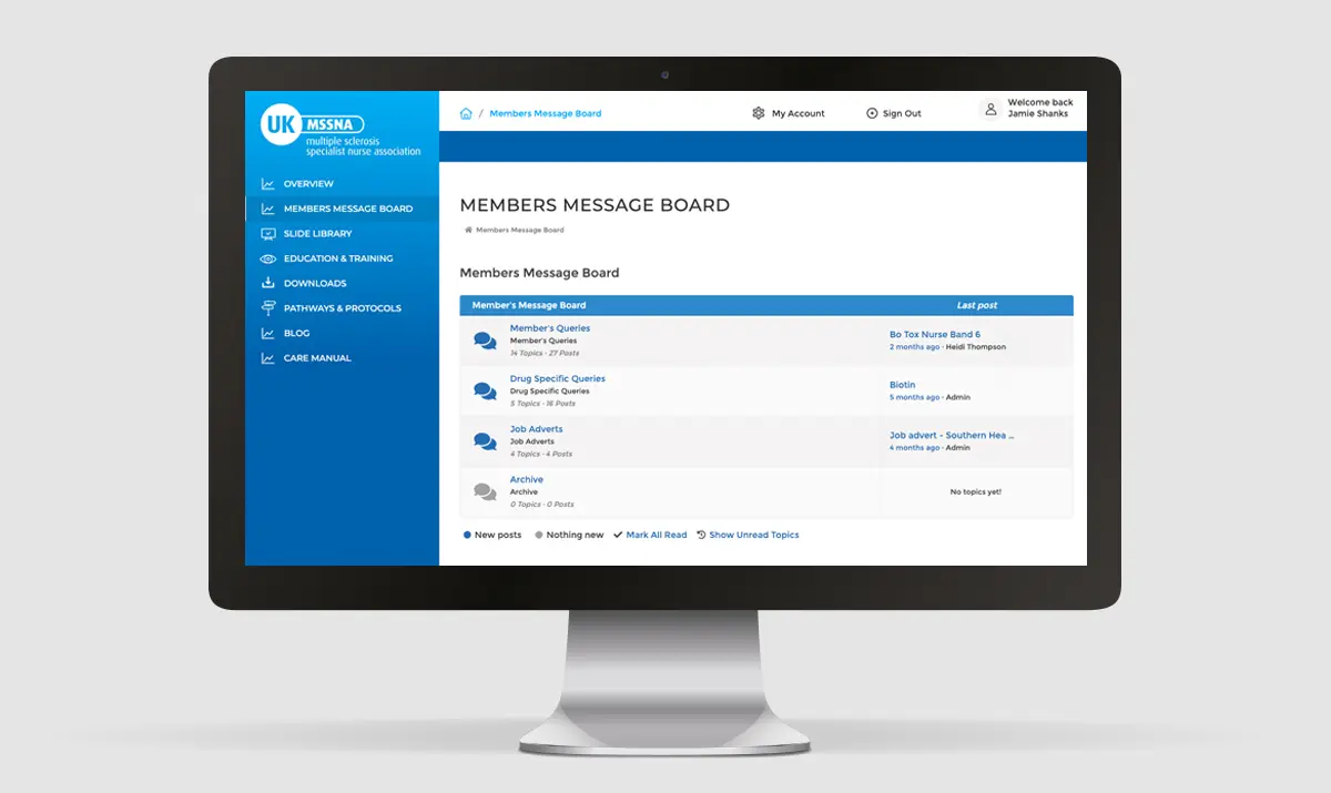 UKMSSNA Forum