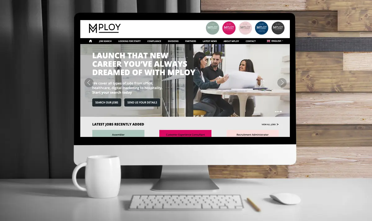 Folio_MockUpsMPLOY MPLOY Home Page Design