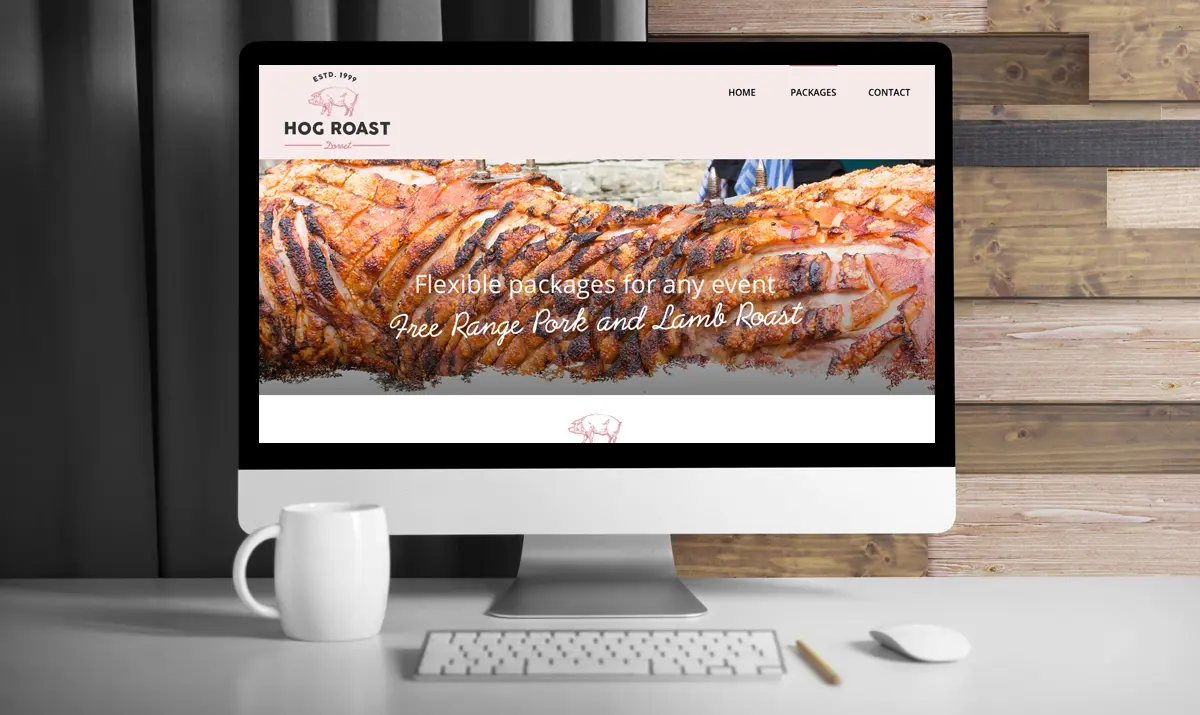 DHRFolio_MockUps1 Dorset Hog Roast Website Home Page