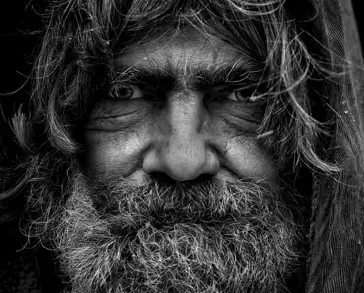 Homeless man